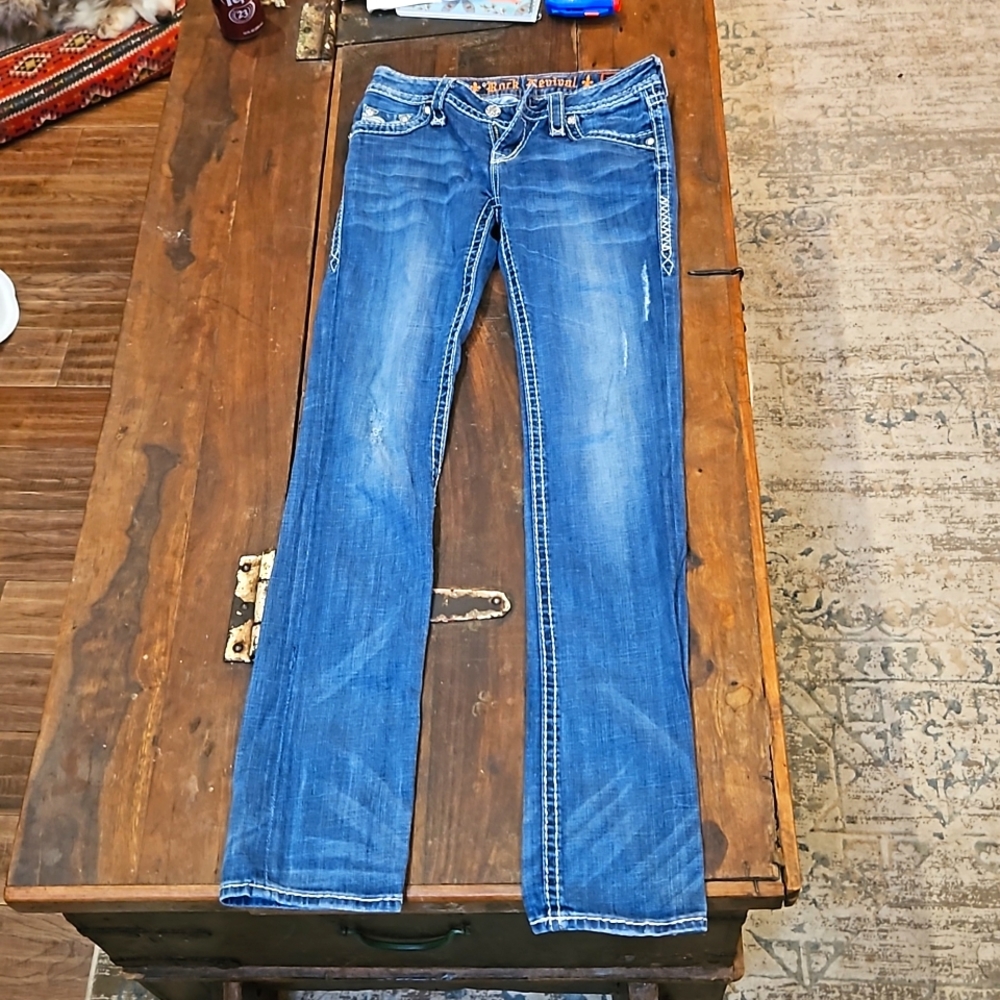 BKE Rock Revival women's jeans, size 27 straight leg, market value of 170$
